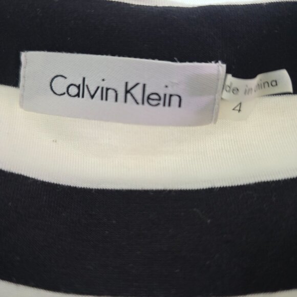 Calvin Klein Women’s V-Neck Wrap Front Sleeveless Dress –Size 4 - Picture 4 of 11